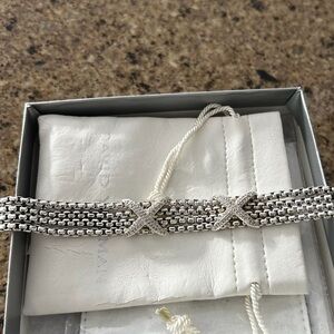 David Yurman diamond X bracelet BRAND NEW NEVER WORN